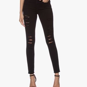 FRAME - Black ripped jeans - Size 26